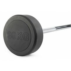 Штанга неразборная обрезиненная VictoryFit VF-DX4300 30 кг, прямой гриф фотографии