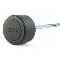 Штанга неразборная обрезиненная VictoryFit VF-DX4400 40 кг, прямой гриф фотографии