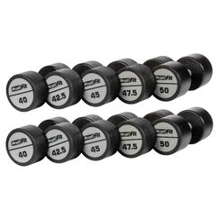 Гантельный ряд полиуретановый PROFI-FIT 40-50 кг шаг 2.5 кг, 5 пар фотографии