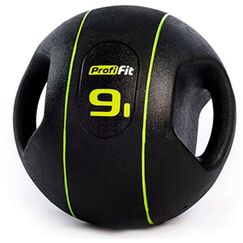 Фитнес оборудование: Медицинбол с хватами PROFI-FIT 9 кг фотографии