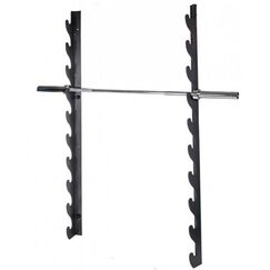 Системы хранения: Настенный кронштейн PROFI-FIT для 10 грифов, горизонтальное хранение (комплект) фотографии