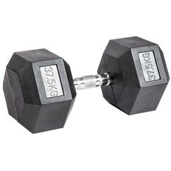 Гантели:  Гантель гексагональная обрезиненная PROFI-FIT 37,5 кг фотографии