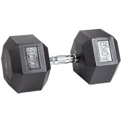 Гантели:  Гантель гексагональная обрезиненная PROFI-FIT 40 кг фотографии