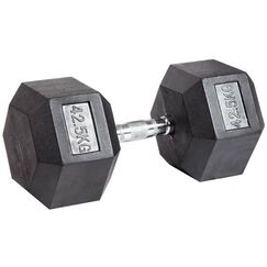 Гантели:  Гантель гексагональная обрезиненная PROFI-FIT 42,5 кг фотографии