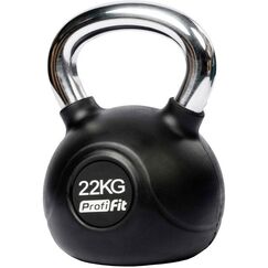 Гири:  Гиря обрезиненная с хромированной ручкой PROFI-FIT 22 кг фотографии