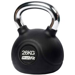 Гири:  Гиря обрезиненная с хромированной ручкой PROFI-FIT 26 кг фотографии