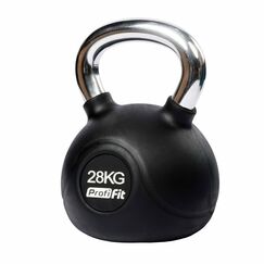 Гири:  Гиря обрезиненная с хромированной ручкой PROFI-FIT 28 кг фотографии