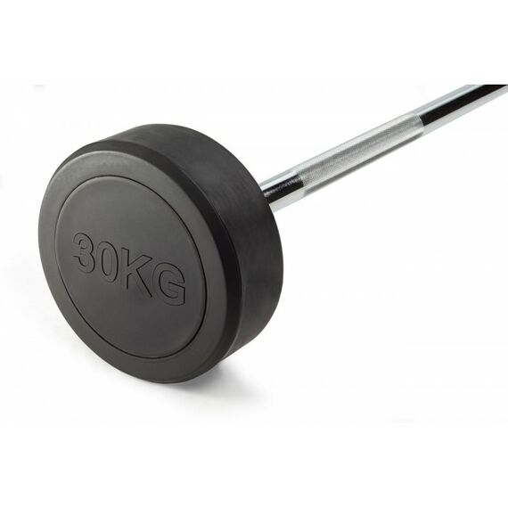 Штанга неразборная обрезиненная VictoryFit VF-DX4300 30 кг, прямой гриф фотографии