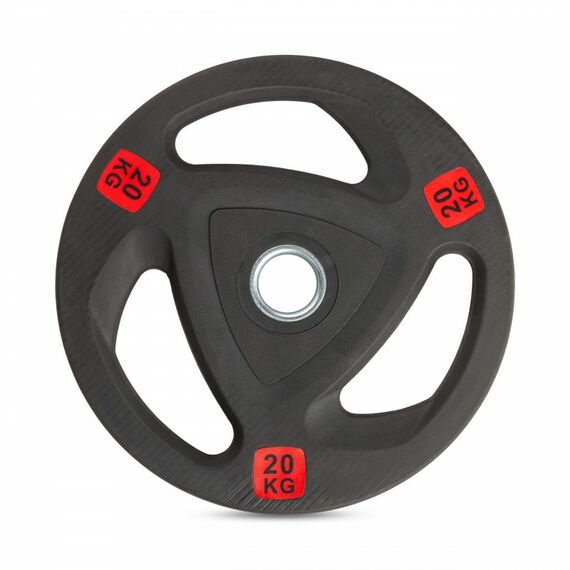 Диск 51 мм. NEO обрезиненный с 3-мя хватами 20 кг, VictoryFit [VF-ST51200] фотографии
