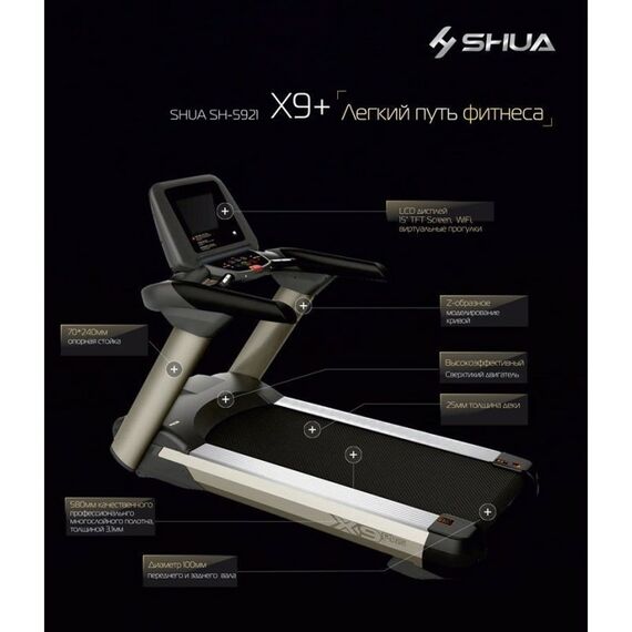 Беговая дорожка SHUA X9 PLUS SH-T5921 фотографии