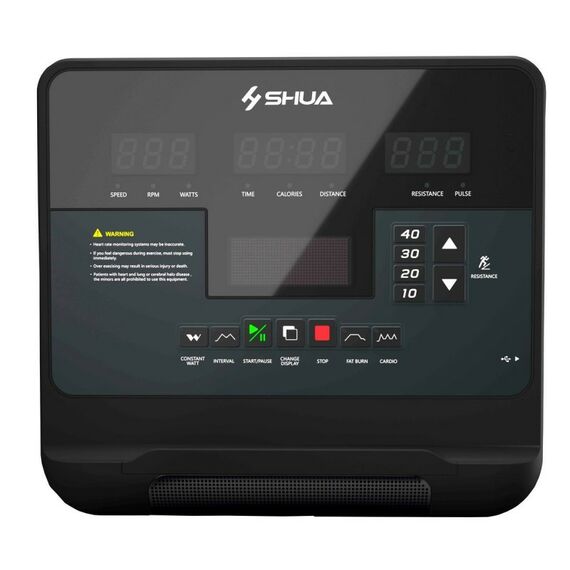 Велотренажер горизонтальный SHUA SH-B9100R LED-дисплей фотографии