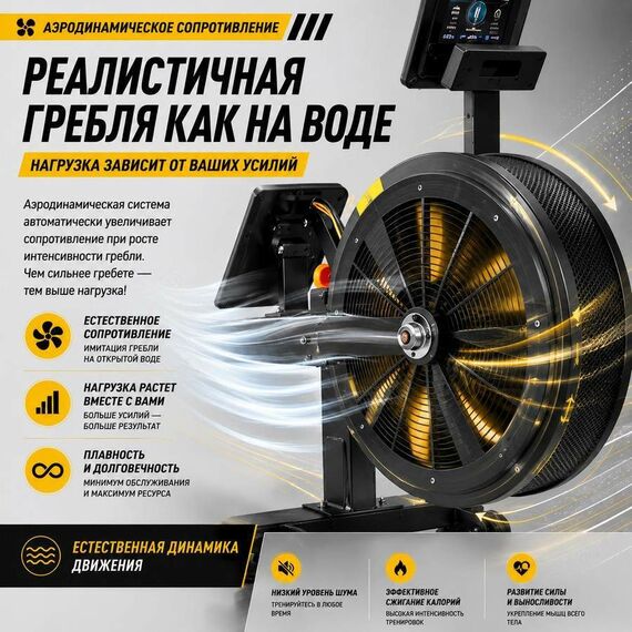 Гребной тренажер INSIGHT Fitness F600 фотографии