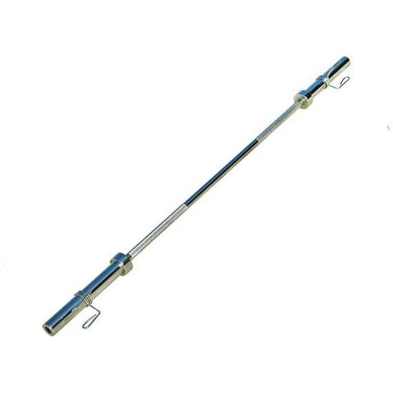 Грифы для штанги: Гриф прямой DFC OB80-50/29 80"/2000см д50, замок-пружина, нагрузка 250кг, диам.стержня 29мм фотографии