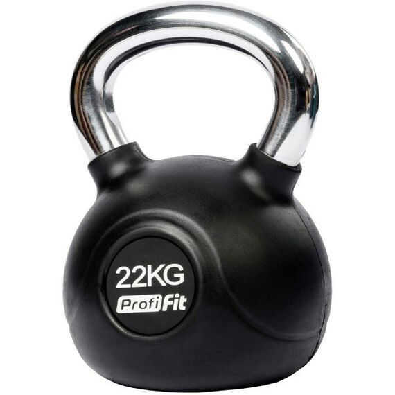 Гири:  Гиря обрезиненная с хромированной ручкой PROFI-FIT 22 кг фотографии